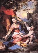 BAROCCI, Federico Fiori Rest on the Flight to Egypt sw USA oil painting artist